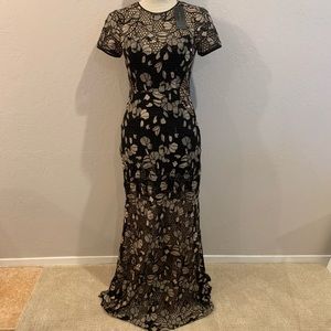 New with tags BCBG Max Azria Alexus Lace Gown